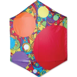 Collections Kites Collections Rokkaku Kite - Rainbow Bubbles