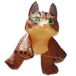 Collections Kites 4 Ft. Brown Tabby Kitten Line Device For Kites