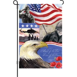 Accent Home & Garden 12 In. Flag - Home Of The Brave Accent