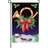 Accent Home & Garden Accent 12 In. Flag - Holiday Horn