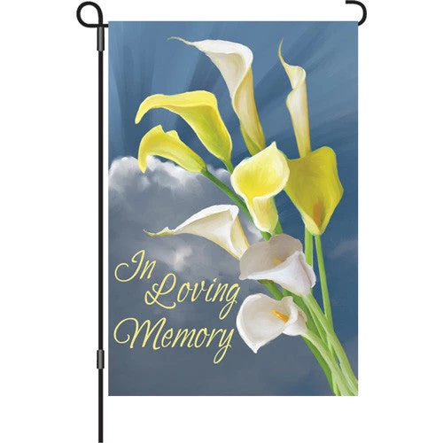 Accent Home & Garden Accent 12 In. Flag - In Loving Memory 1 Accent Home & Garden Accent 12 In. Flag - In Loving Memory