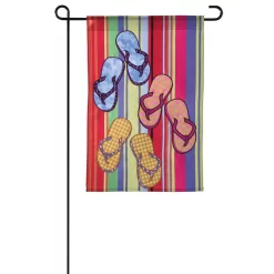 Accent Home & Garden Accent 12 In. Flag - Espadrille Flip Flops