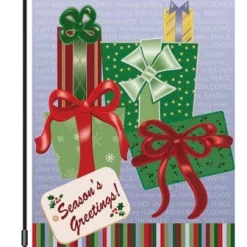Accent Home & Garden - Sale 12 In. Flag - Season's Greetings Accent