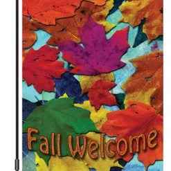 Accent Home & Garden - Sale 12 In. Flag - Fall Welcome Accent