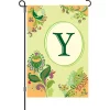 Accent Home & Garden 12 In. Spring Monogram Flag - Y Accent