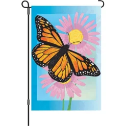 Accent Home & Garden 12 In. Flag - Merry Monarch