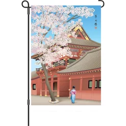 Accent Home & Garden 12 In. Flag - Sakura In Bloom