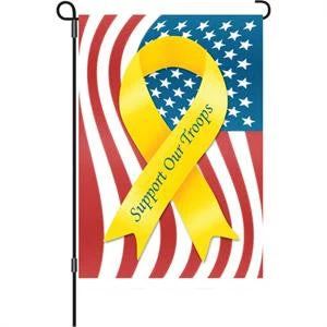 Accent Home & Garden 12 In. Flag - Support Troops 1 Accent Home & Garden 12 In. Flag - Support Troops