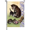 Accent Home & Garden 12 In. Flag - Feline Family Accent