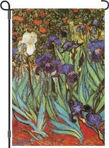 Accent Home & Garden 12 In. Flag - Van Gogh Irises