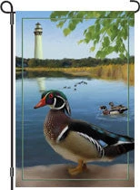 Accent Home & Garden 12 In. Flag - Wood Ducks Accent