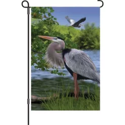 Accent Home & Garden 12 In. Flag - Blue Heron Bay Accent