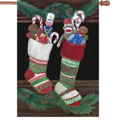 Accent Home & Garden Accent 28 In. Flag - Christmas Stockings