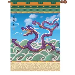 Accent Home & Garden Accent 28 In. Flag - Imperial Dragon