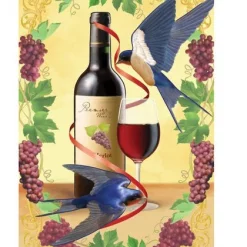 Accent Home & Garden - Sale 28 In. Flag - Swallows Of Capistrano Accent