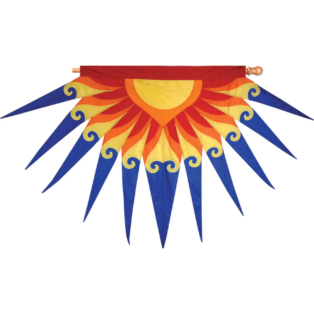 WindGarden Progressive Banner - Sun Burst Blue 1 WindGarden Progressive Banner - Sun Burst Blue
