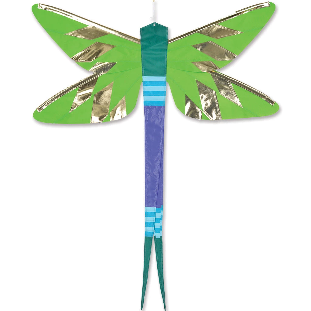 SoundWinds Damselfly Hanging Banner - Green 1 SoundWinds Damselfly Hanging Banner - Green