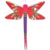 SoundWinds Damselfly Hanging Banner - Red