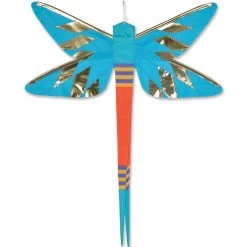 SoundWinds Damselfly Hanging Banner - Blue
