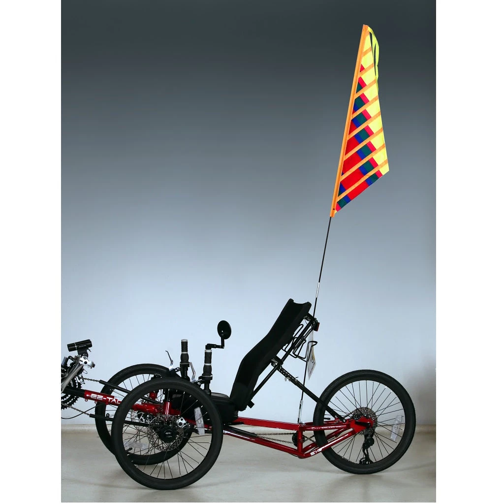 SoundWinds Sail Recumbent Bike Flag - Yellow 2 SoundWinds Sail Recumbent Bike Flag - Yellow