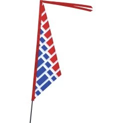 SoundWinds Sail Recumbent Bike Flag - Red & Blue