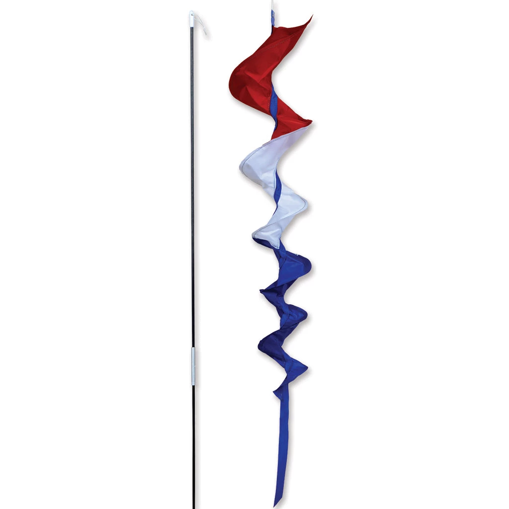 SoundWinds Medium Fusilli Spinning Recumbent Bike Windsock - Patriotic 1 SoundWinds Medium Fusilli Spinning Recumbent Bike Windsock - Patriotic