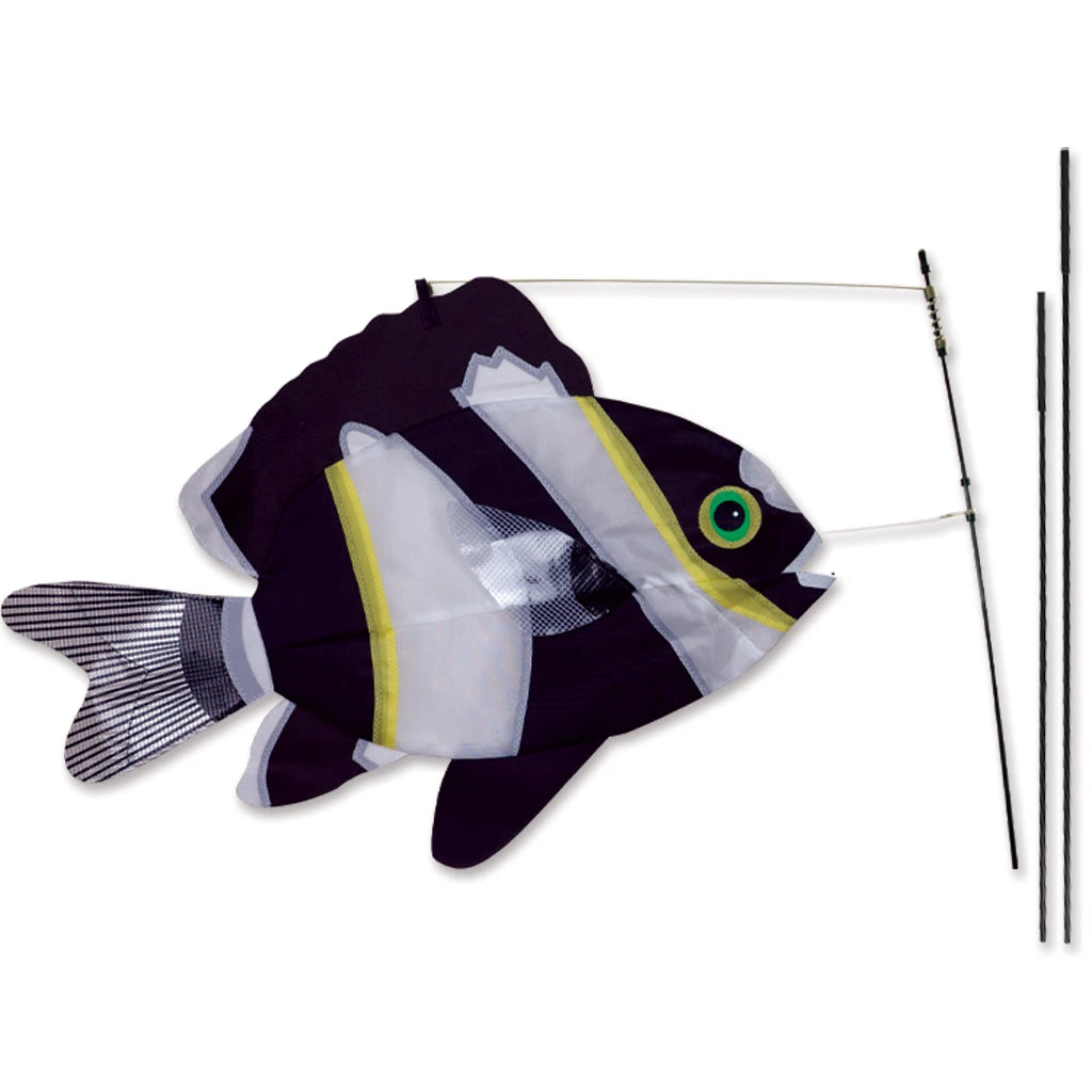 Premier Kites Swimming Fish Recumbent Bike Flag - Black & White Recumbent Bike Flags 1 Premier Kites Swimming Fish Recumbent Bike Flag - Black & White Recumbent Bike Flags