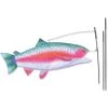 Premier Kites Recumbent Bike Flags Swimming Fish Recumbent Bike Flag - Rainbow Trout