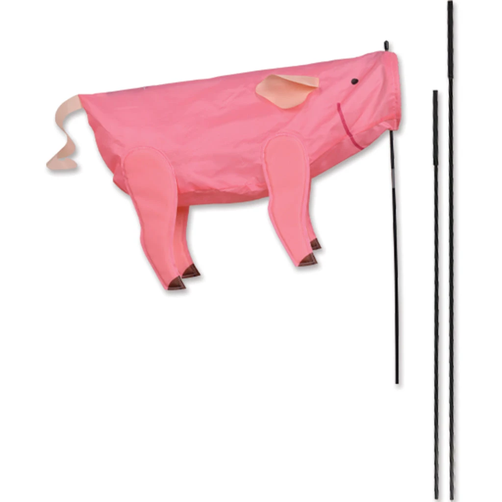 Premier Kites Recumbent Bike Flags Windicator Recumbent Bike Flag - Pig 1 Premier Kites Recumbent Bike Flags Windicator Recumbent Bike Flag - Pig