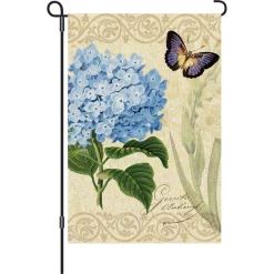 Accent Home & Garden 12 In. Flag - Botanical Fresh Blue Accent