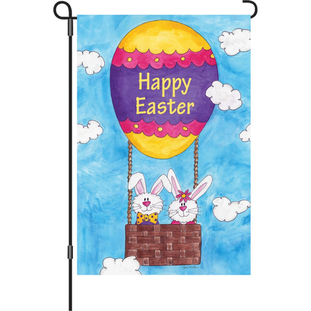 Accent Home & Garden 12 In. Flag - Easter Is In The Air 1 Accent Home & Garden 12 In. Flag - Easter Is In The Air