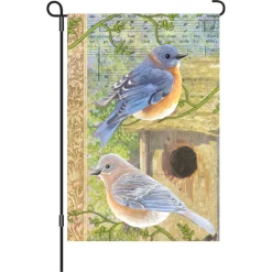 Accent Home & Garden 12 In. Flag - Musical Bluebirds