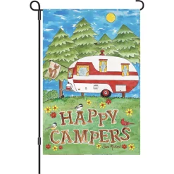 Accent Home & Garden 12 In. Flag - Camping Fun Accent