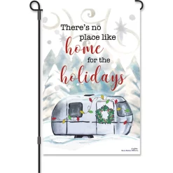 Accent Home & Garden 12 In. Flag - Christmas Camper Accent