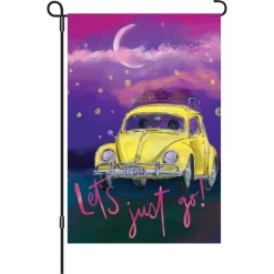 Accent Home & Garden 12 In. Flag - Let's Just Go