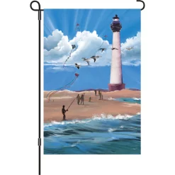 Accent Home & Garden 12 In. Flag - Lighthouse Breezy Day