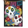 Accent Home & Garden Accent 28 In. Flag - Sugar Skulls