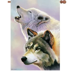 Accent Home & Garden Accent 28 In. Flag - Wolves Are Forever