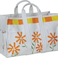 Accent Home & Garden - Sale Accent Canvas Tote Bag & Gloves - Daisies