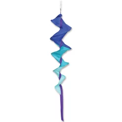 SoundWinds Small Fusilli Spinning Windsock - Blue Windsocks
