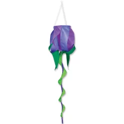 SoundWinds Purple Rose Spinning Windsock Windsocks