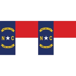 WindGarden Windsock - North Carolina Flag