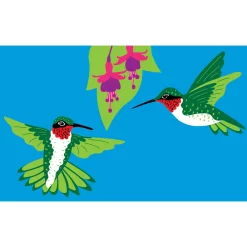 Accent Home & Garden Everyday Windsocks Embroidered Applique Windsock - Hummingbirds