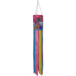 Accent Home & Garden Embroidered Applique Windsock - Welcome Pineapple Seasonal Windsocks
