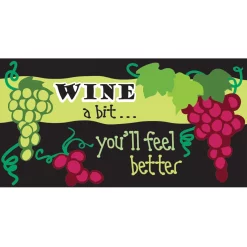 WindGarden WindGarden 28 In. Windsock - Wine A Bit