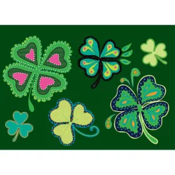 Accent Home & Garden Embroidered Applique Windsock - Shamrocks