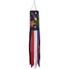 Accent Home & Garden Embroidered Applique Windsock - Freedom Fireworks Accent