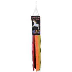 Accent Home & Garden Everyday Windsocks Embroidered Applique Windsock - Unicorn Party