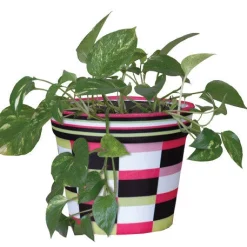 Accent Home & Garden - Sale Accent Flower Pot Cover - Pink Deco