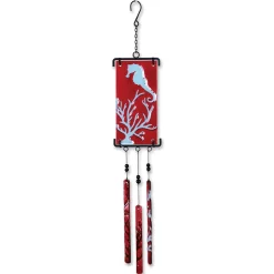 WindGarden Silhouette Glass Wind Chime - Coral WindGarden
